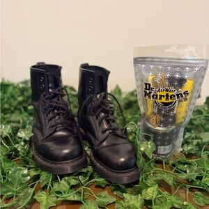 Dr. Martens Combat Boots with Care Kit